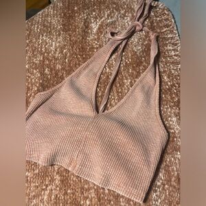 Pink Halter Top (Medium)